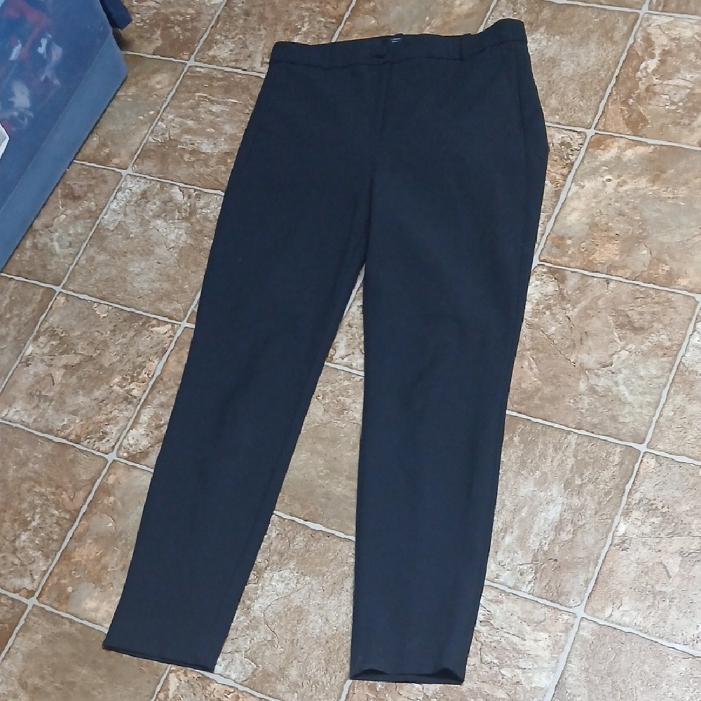 J. Crew 365 High Rise Cameron Black Dress Pants Size 10T